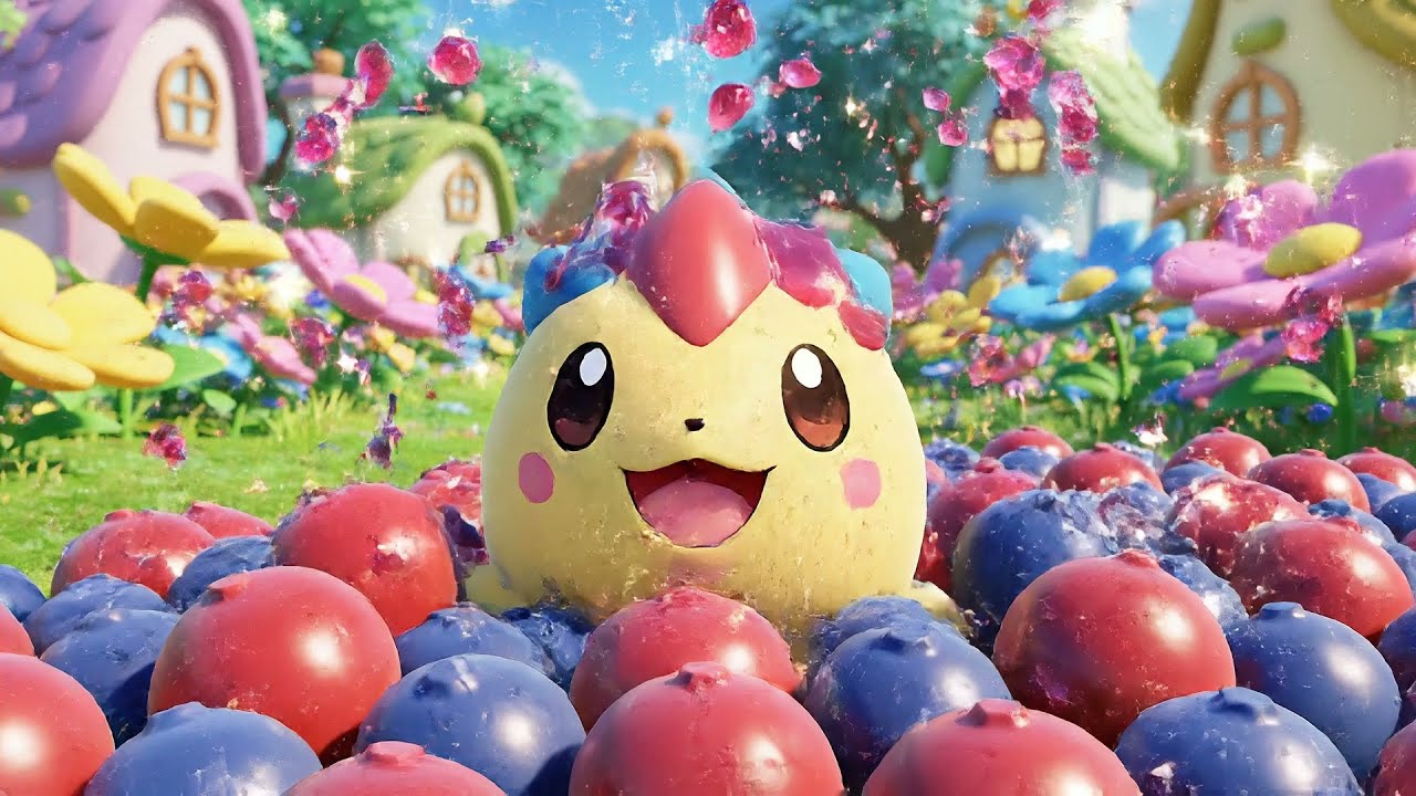 Pokémon Togepi Bebé Rodó en un Huerto Divertido | Rimas Infantiles y Canciones para Niños