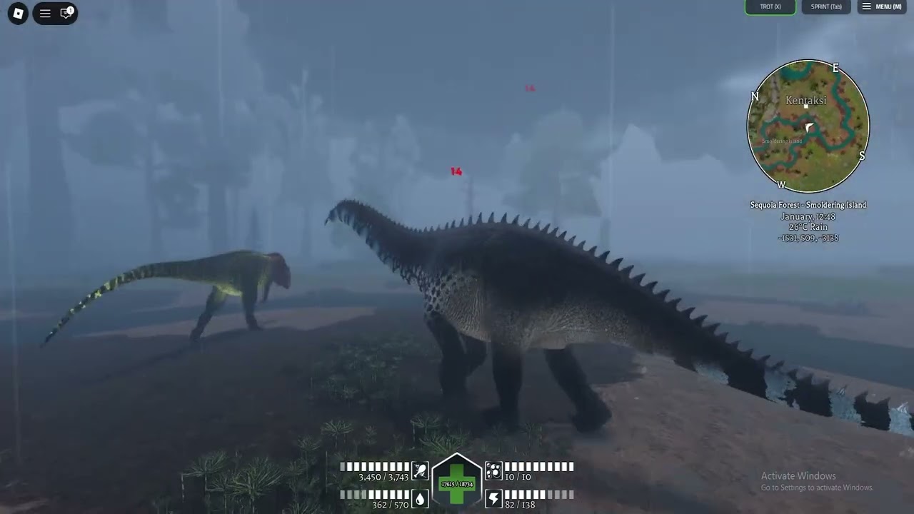 Apatosaurus growth GONE WRONG? | Roblox Prior Extinction | He comes back