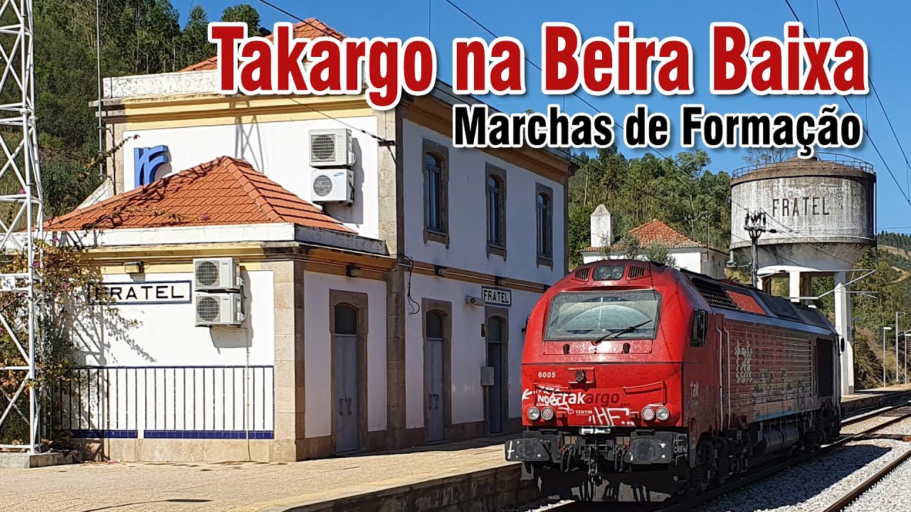 Locomotiva da Takargo na Beira Baixa - Marchas de formação