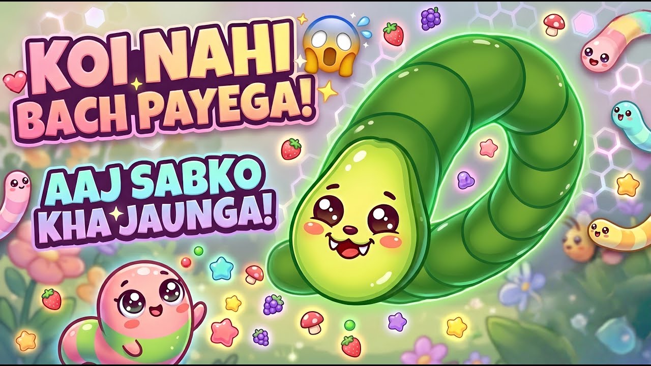 Koi Nahi Bach Payega! 😱 Aaj Sabko Kha Jaunga! WormsZone.io