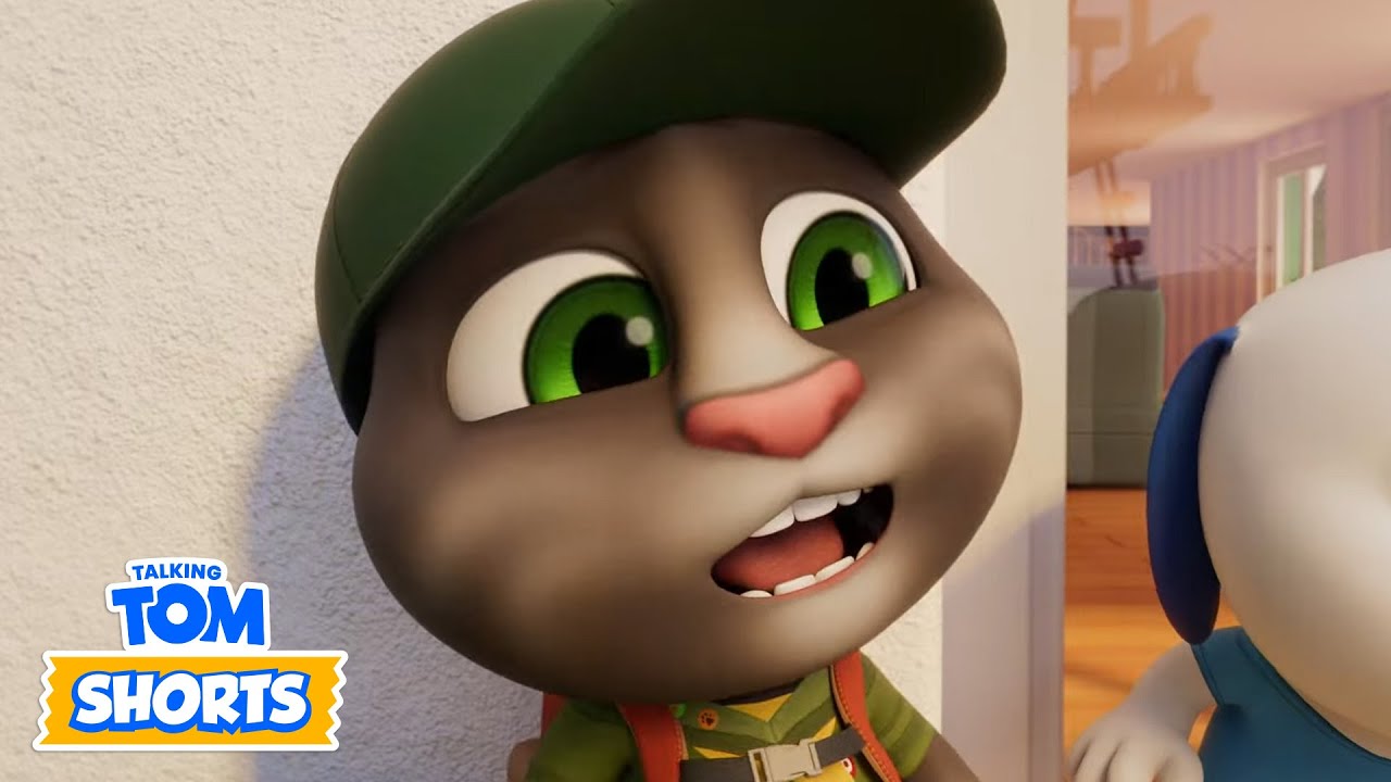 Campeggio in giardino | Talking Tom | Cartoni animati per bambini