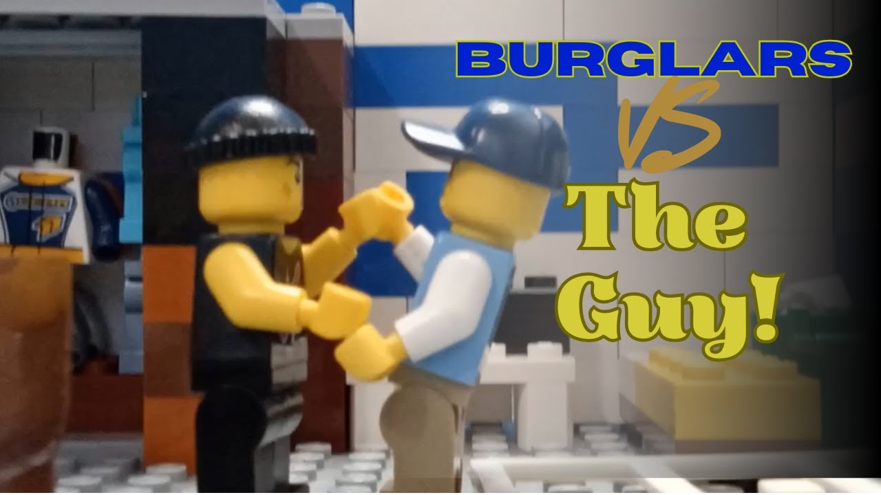 Battle of the Burglars | These Criminals Never Saw It Coming LEGO Stop Motion