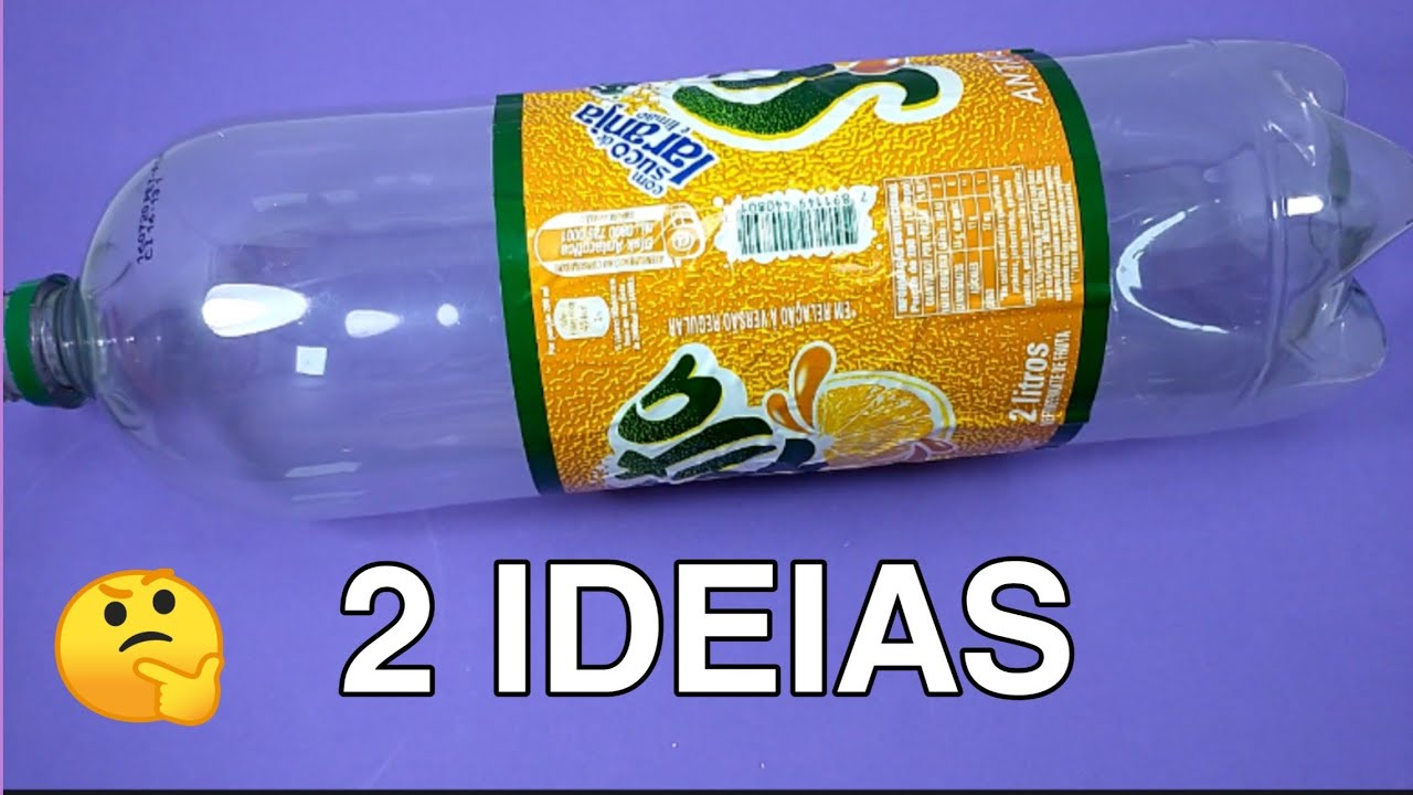 2 BRILHANTES IDEAS COM GARRAFA PLASTIC | 2 BRIGHT IDEAS WITH PLASTIC BOTTLE