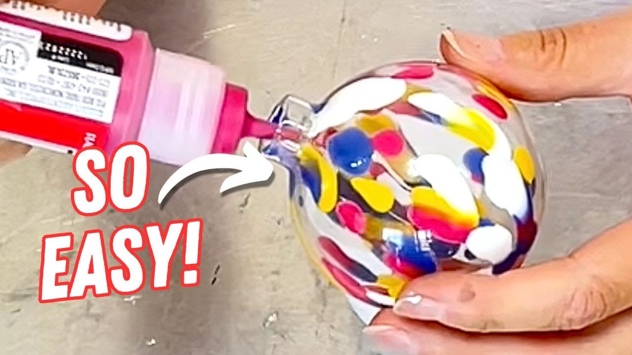 Glass Ornaments Made Easy: Decorating with Paint