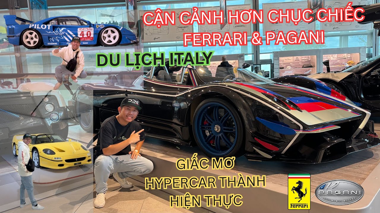 Đột Nhập Hãng FERRARI và PAGANI Ngay Tại Ý | Hơn 20+ Chiếc Hypercar Siêu Hiếm