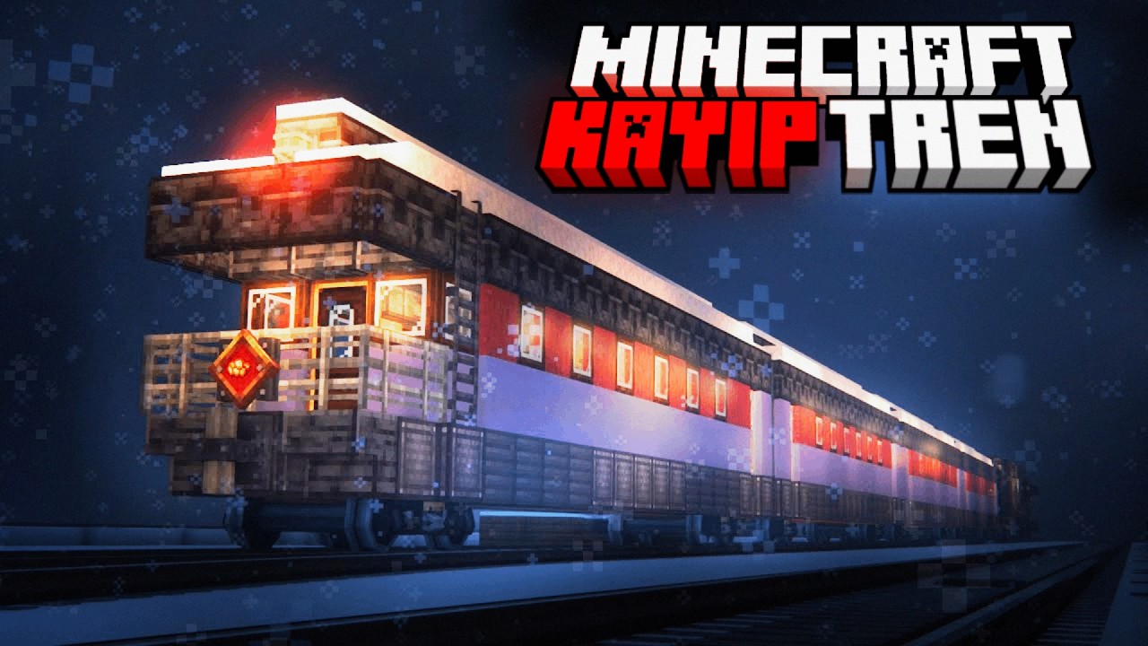 Minecraft BUZULLARDAKİ KAYIP TRENDE Hayatta Kalmaya &Ccedil;alıştım!
