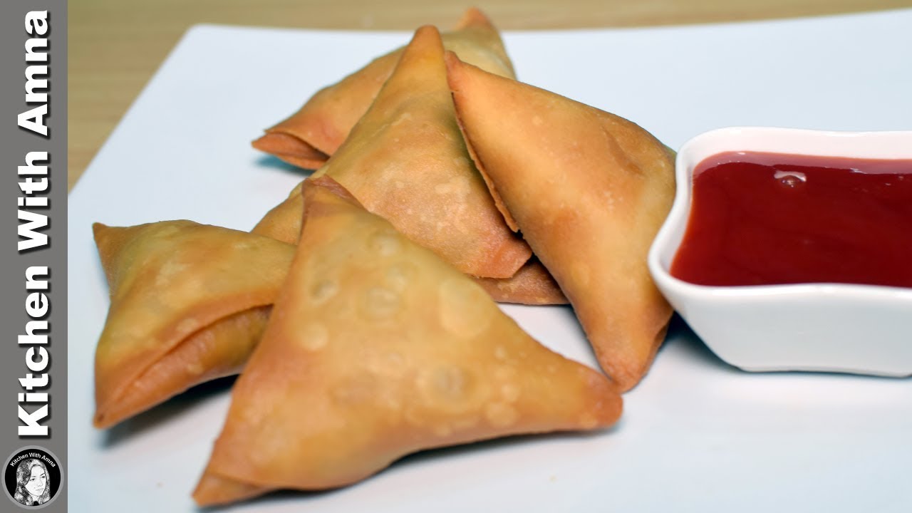 Chicken Cheese Samosa Recipe - Special Ramadan Recipe - Kitchen With Amna