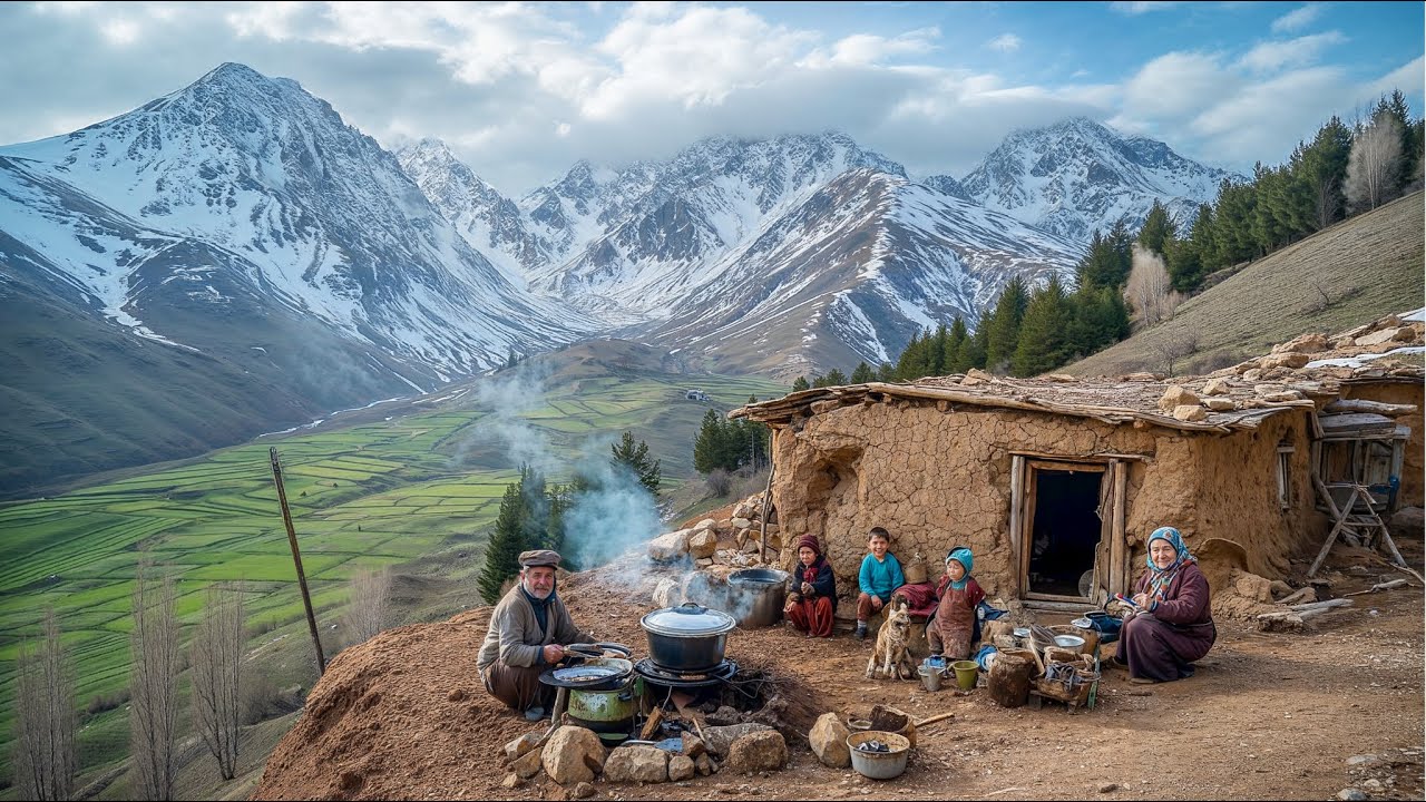 Afghanistan Village Life #cooking Traditional Recipes for Family Gatherings