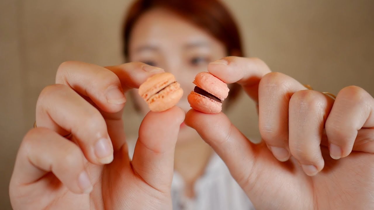 [소또먹 ASMR] 초 미니 마카롱과 젤리 그리고 껌 이팅 사운드 | 세상에서 젤 작을듯 | 햄버거 껌이라고 들어봤니? | 콜라껌은 덤