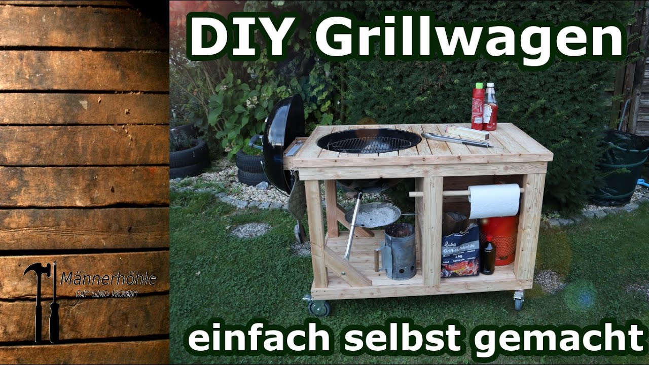 DIY Grillwagen  -  einfach selbst gemacht