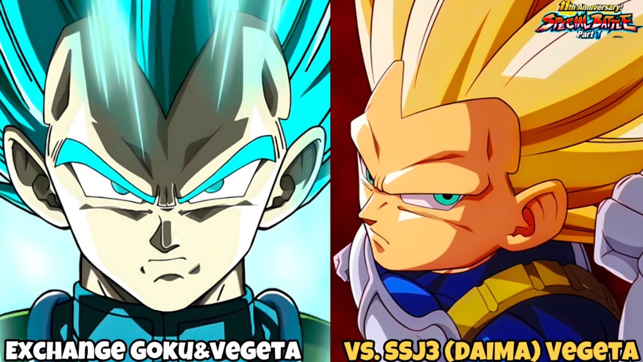 NEW EZA GOKU/VEGETA VS. STAGE 1 DAIMA VEGETA 11TH ANNIVERSARY! SPECIAL BATTLE PART 1! (Dokkan )