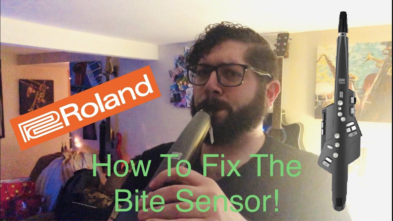 Roland Aerophone AE-10 How To Fix The Bite Sensor