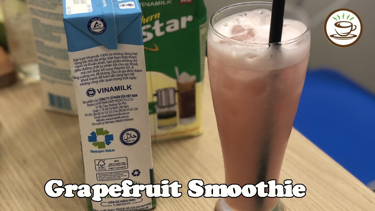 Iced Grapefruit Smoothie | Milk Tea World Channel