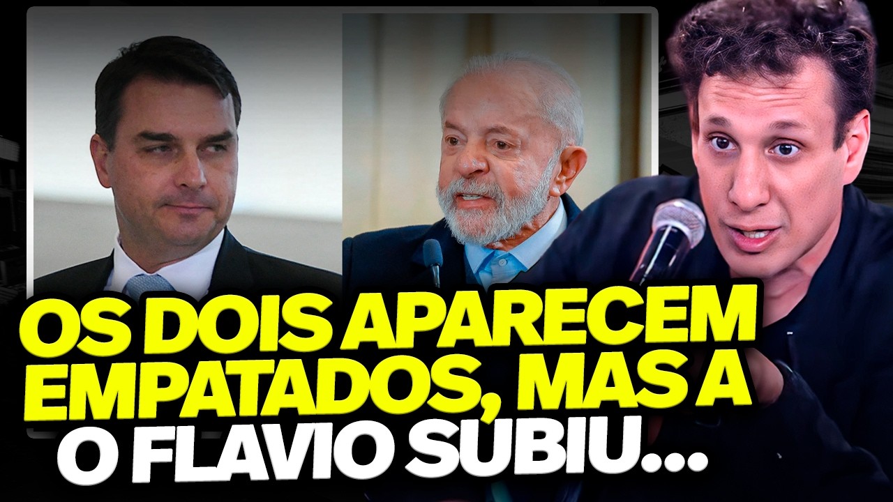 PÂNICO REAGE A SURPREENDENTE PESQUISA DE FLAVIO BOLSONARO X LULA
