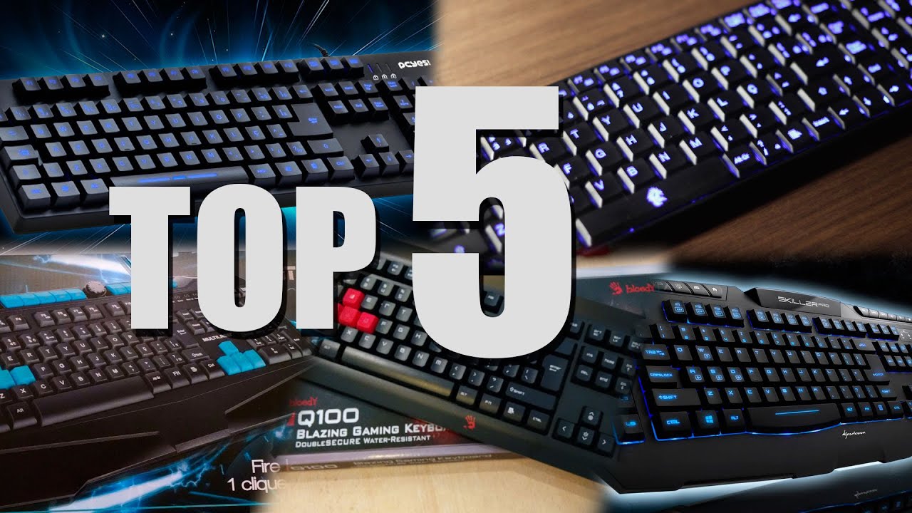 TOP 5 teclado GAMER barato 2015 (até 100 reais)