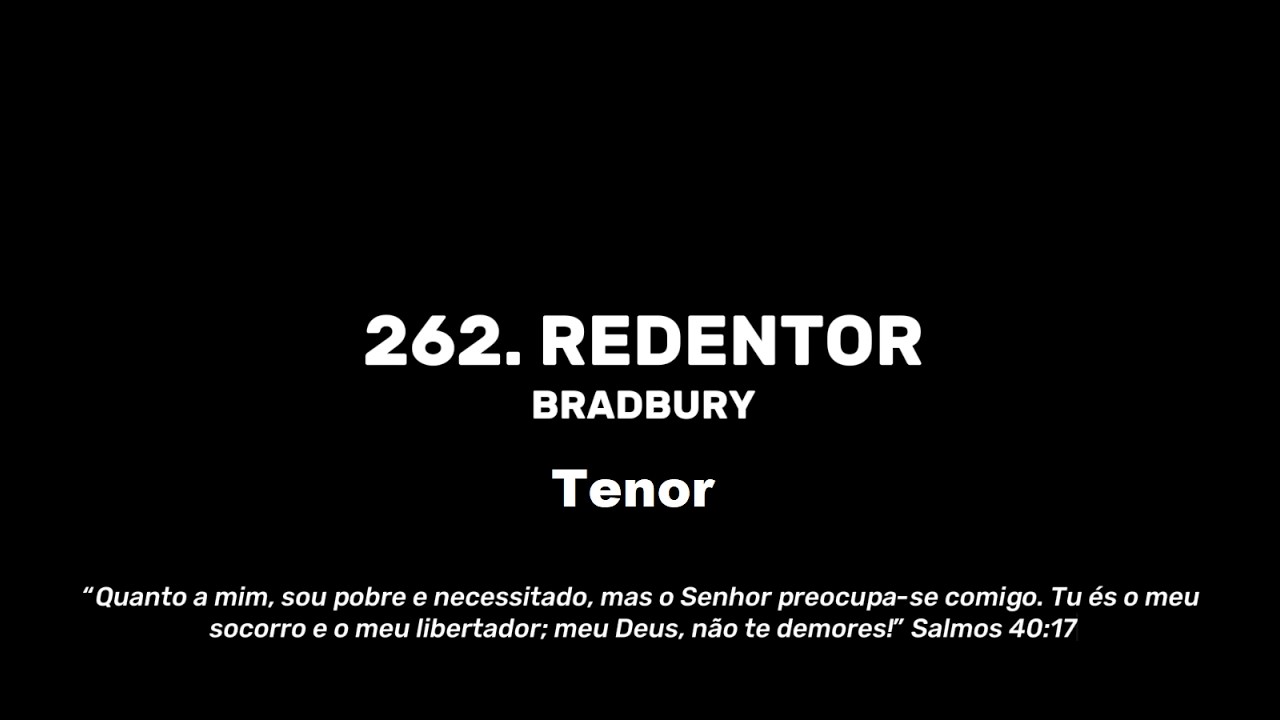 262. Redentor - Tenor