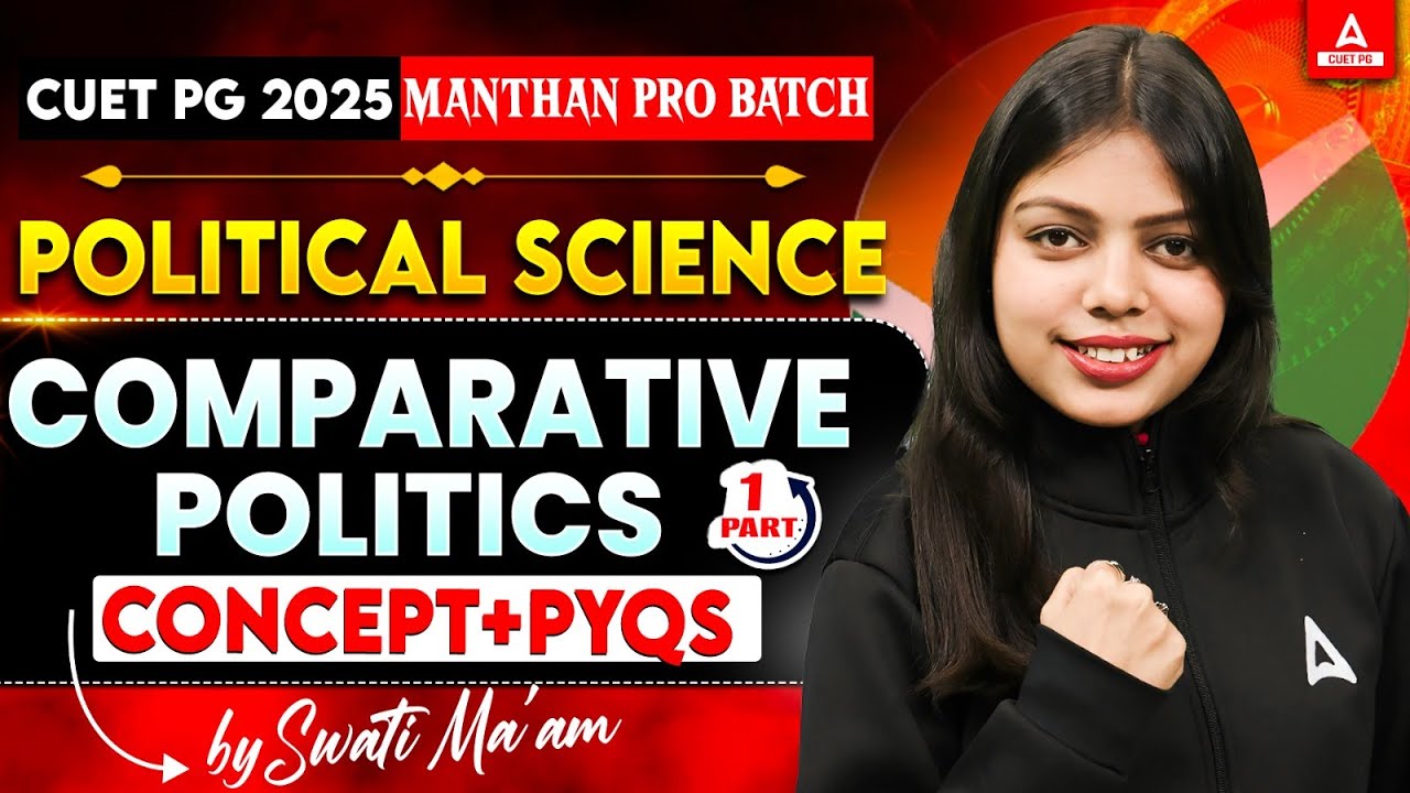 COMPARATIVE POLITICS PART-1 All Concepts and PYQ's for CUET PG Political Science 2025 #5