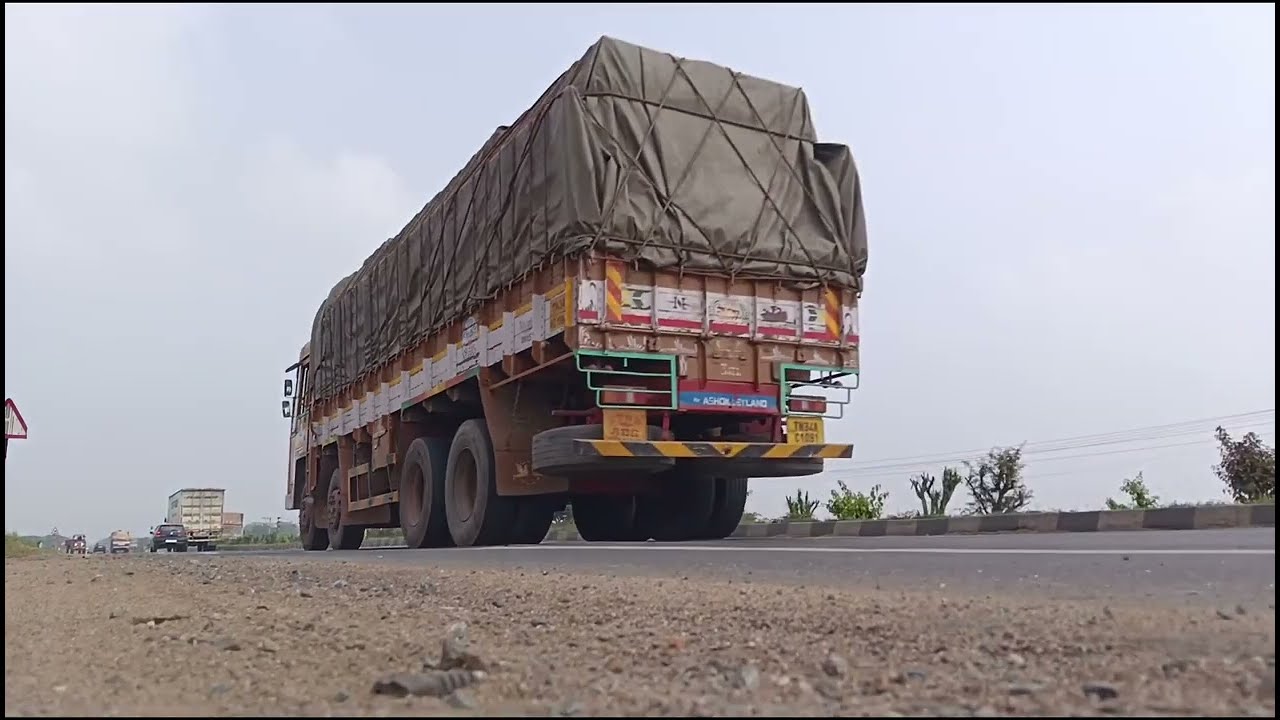 Heavy Load Truck Passing Through 🚛