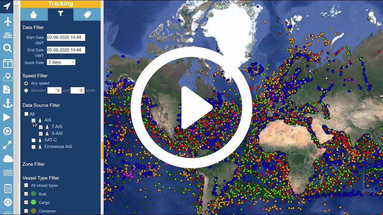 Vessel Tracking   AIS Latest Global Positions