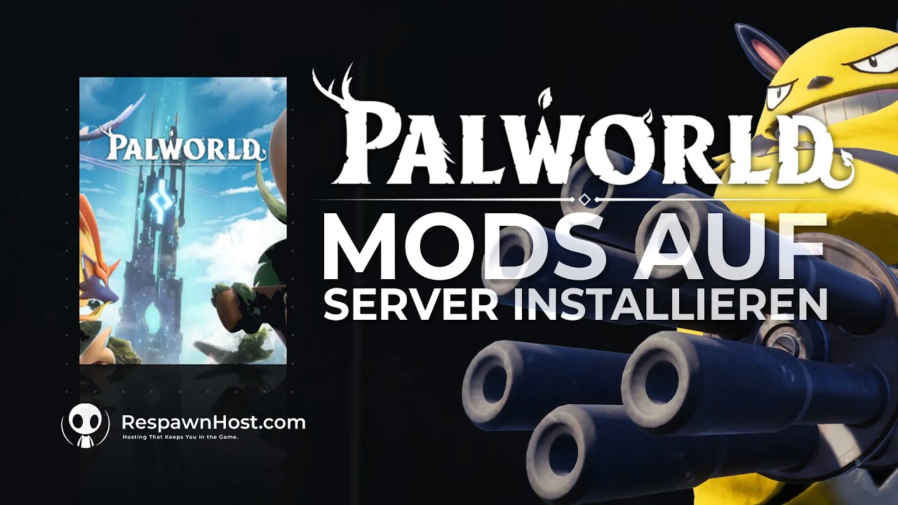 PALWORLD SERVER ERSTELLEN & MODS INSTALLIEREN – EINFACHER GUIDE MIT SKINS & KONFIGURATION!