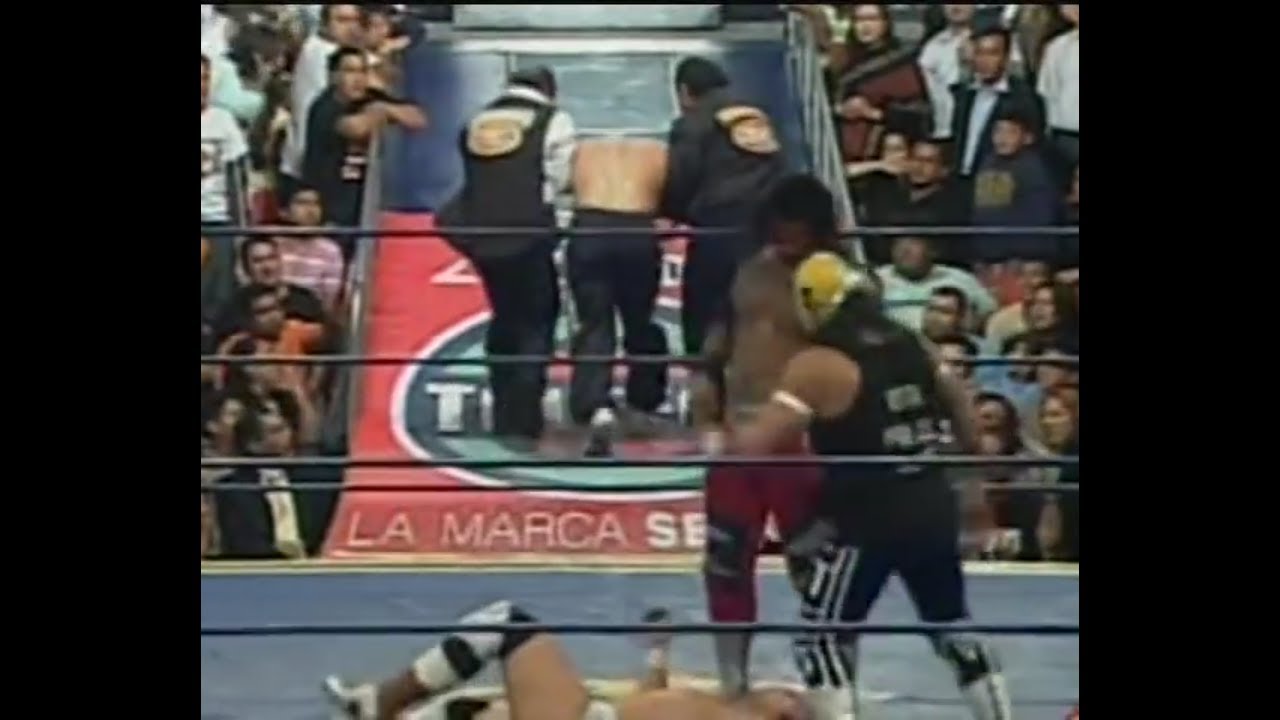 HIJO DEL PERRO AGUAYO VS HIJO DE LIZMARK 2007 LLEGAN BLUE PANTHER Y ÚLTIMO GUERRERO