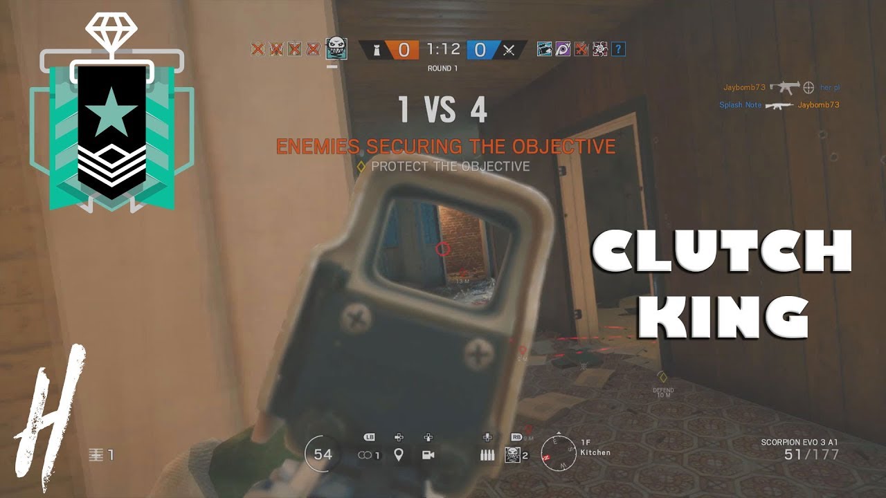 The Clutch King: Xbox Diamond - Ranked Gameplay - Rainbow Six Siege