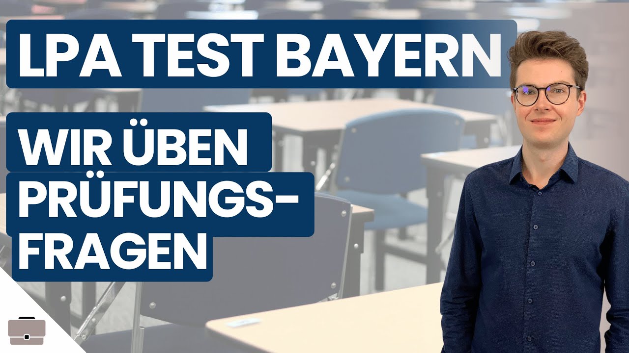 LPA Test Bayern Vorbereitung 2025 | Übungsaufgaben Logisches Denken | geeignet für 2. QE und 3. QE