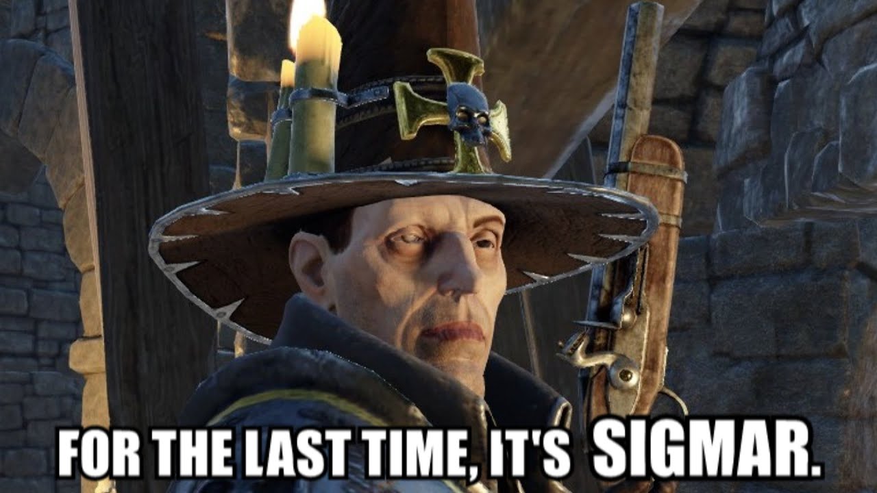For the last time, it's SIGMAR.