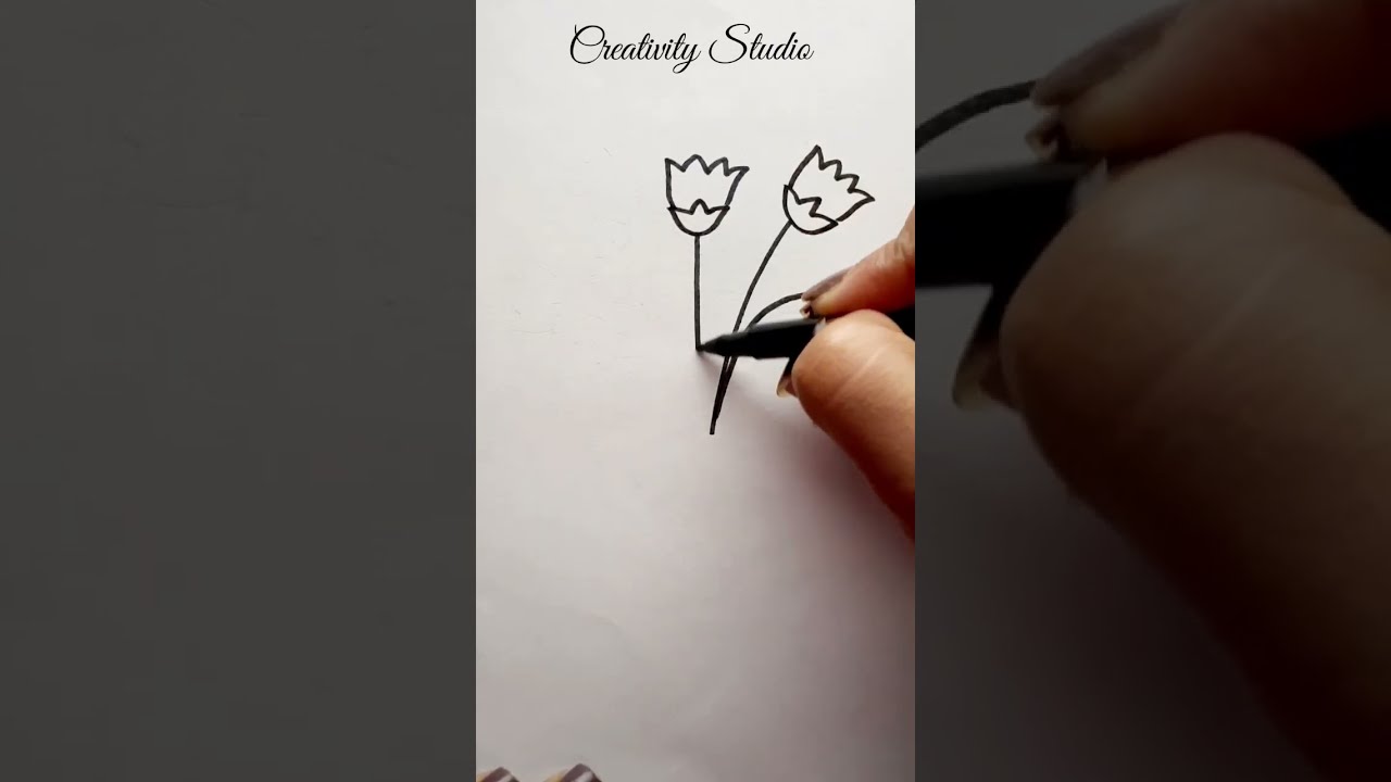 Bunch of Flowers Drawing..