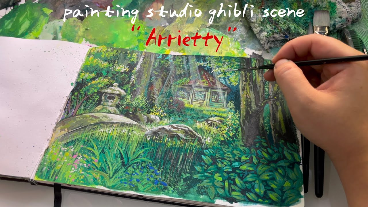painting Studio Ghibli “Arrietty