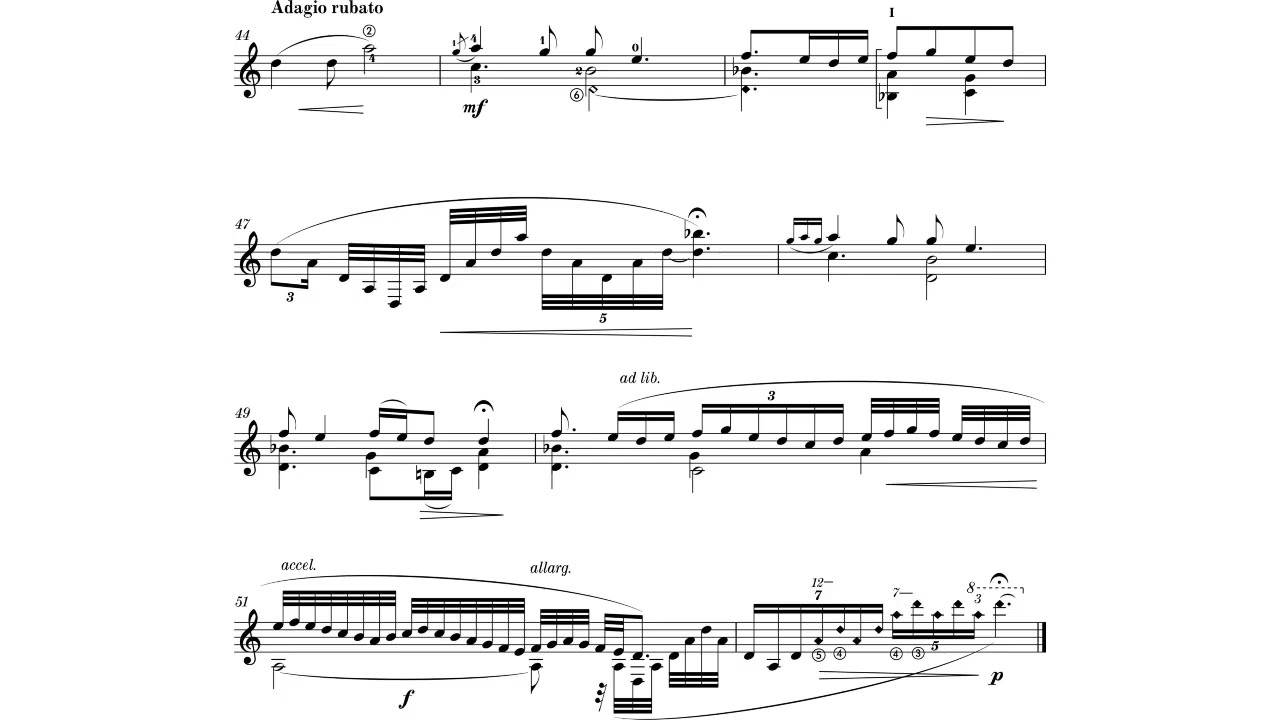Dušan Bogdanović - Marijo, Bela Kumrijo (Fantasia) for Guitar (2017) [Score-Video]