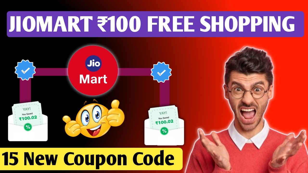 Jiomart 15 New Coupon Code Today 🔥| Jiomart 100 Free Shopping | Jiomart 100 off coupon Today 