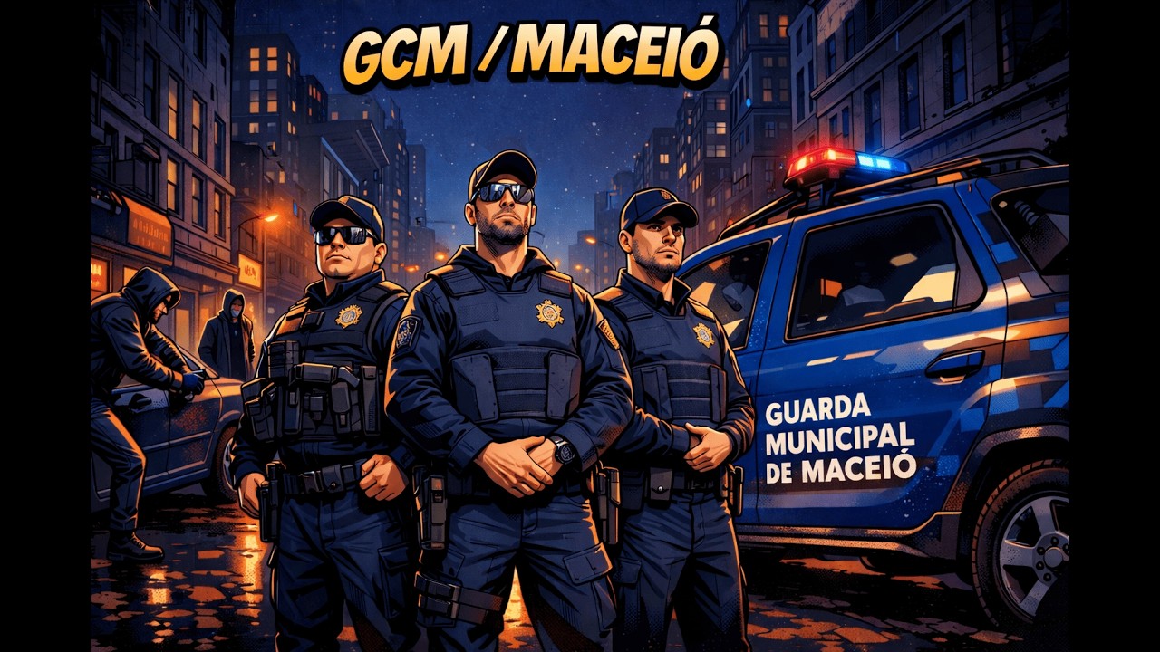 GCM DE MACEIÓ 2026: O QUE EU ESTUDARIA PARA SER APROVADO