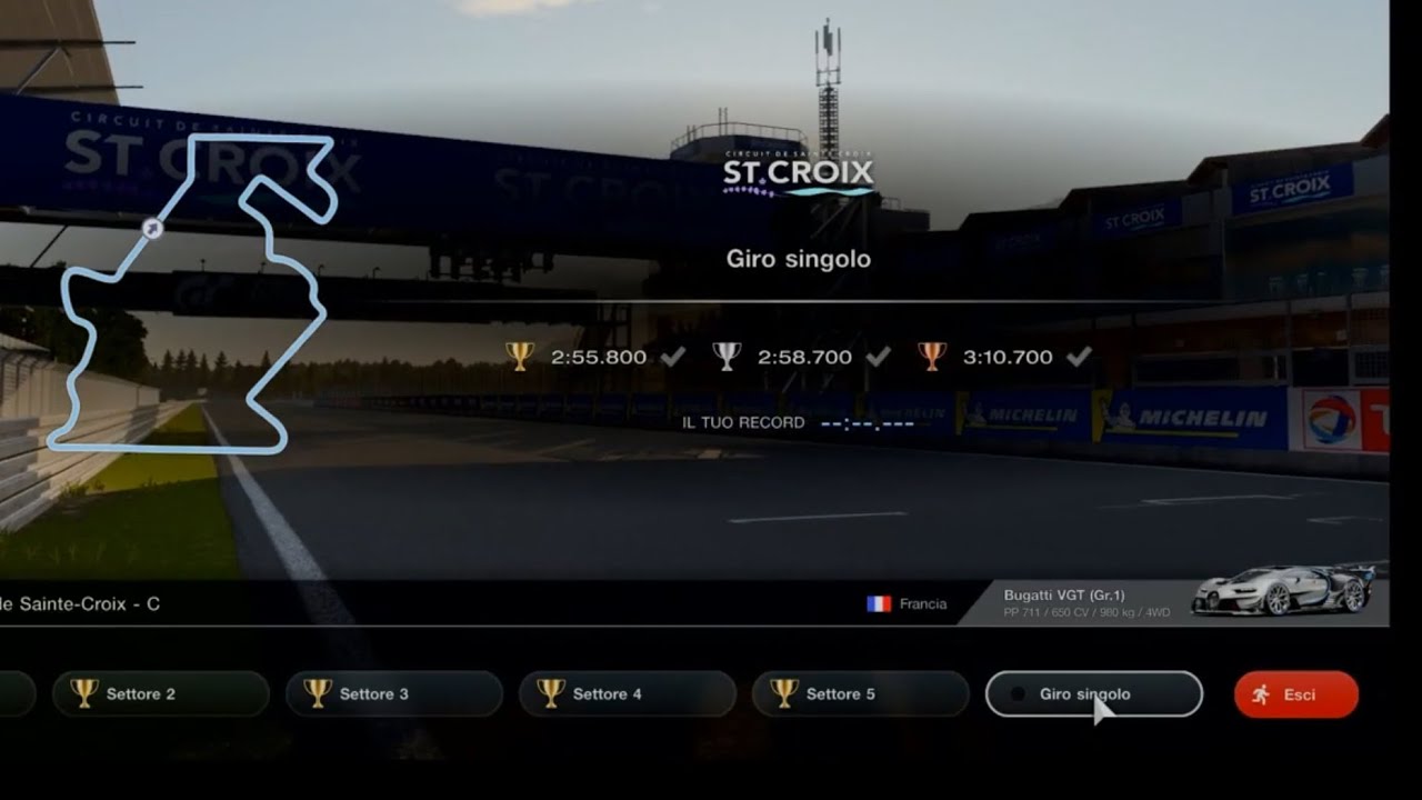 GT7 - Esperienza sul circuito - Circuit de Sainte Croix C