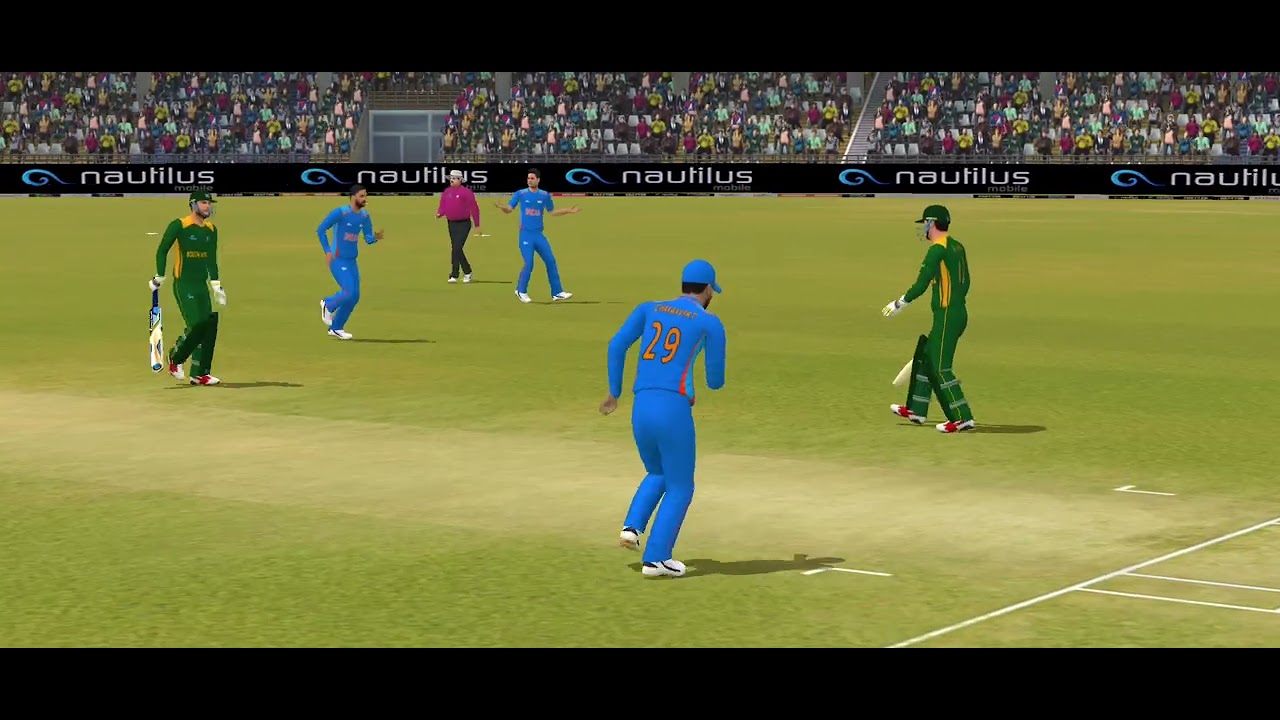 REAL CRICKET BOWLING TRICK HIGHLIGHTS INDIA VS SOUTH AFRICA LIVE HIGHLIGHTS
