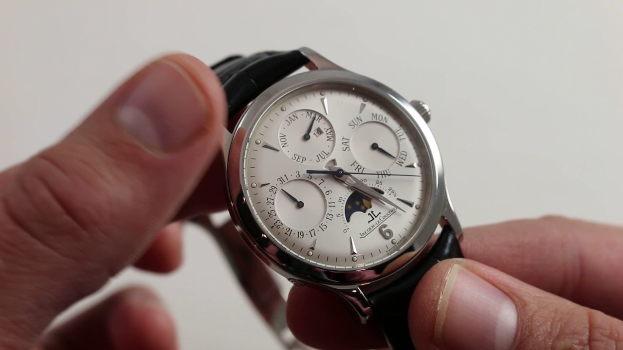 Pre-Owned Jaeger-LeCoultre Master Control Perpetual Calendar Q149842A Luxury Watch Review