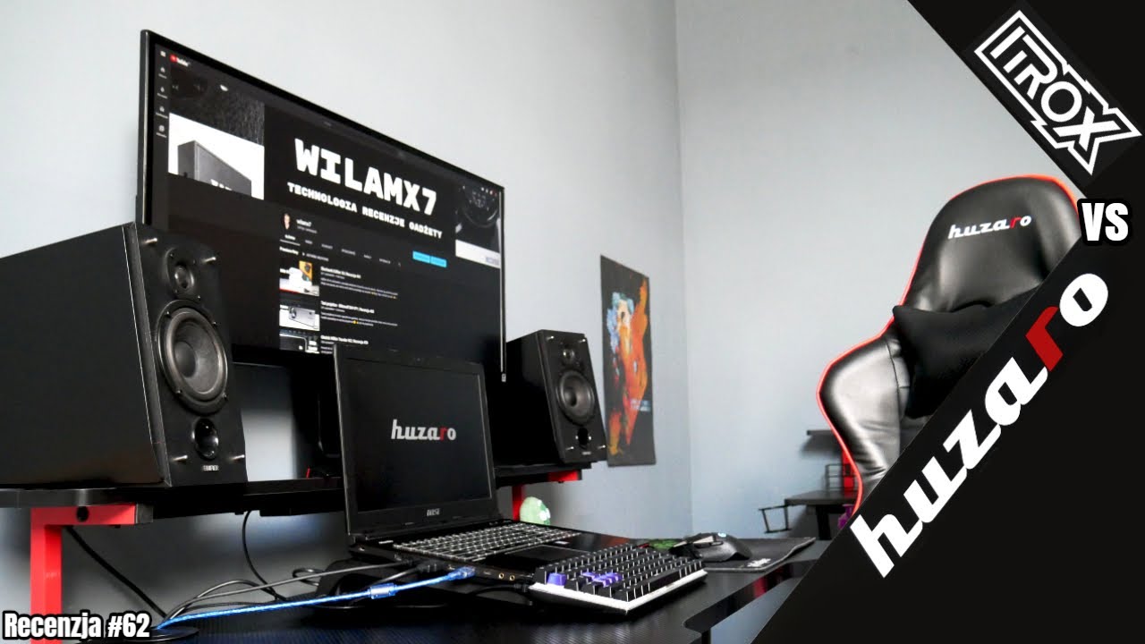 Biurko gamingowe Huzaro Hero 5.0 vs Itrox | Porównanie biurek dla graczy