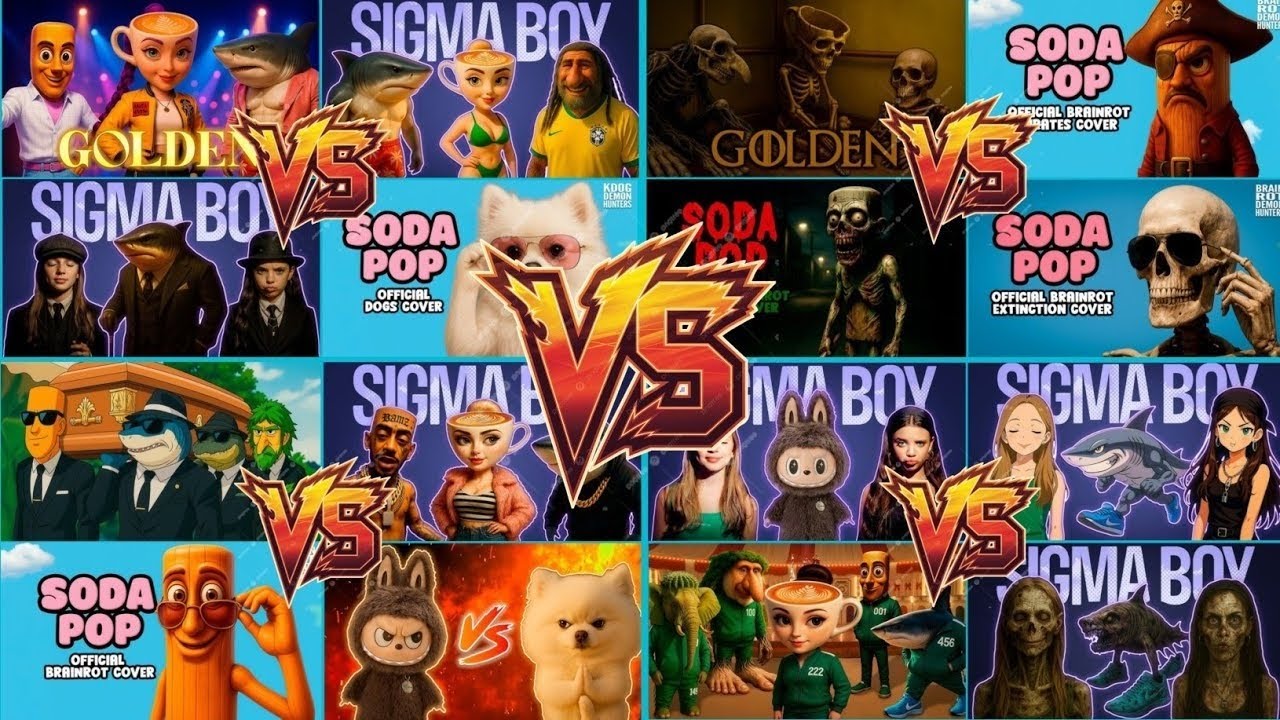 BRAINROT 🆚 SIGMA BOY 🆚 SIGMA BOY TARALALA 🆚 SODA POP 💥 TILES HOP EDM RUSH !