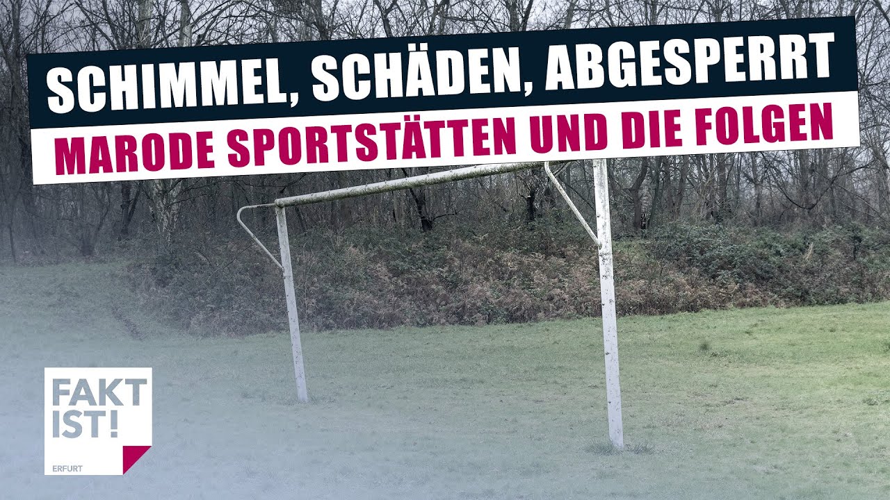 Schimmel, Schäden, abgesperrt - Marode Sportstätten und die Folgen | Fakt ist! | MDR