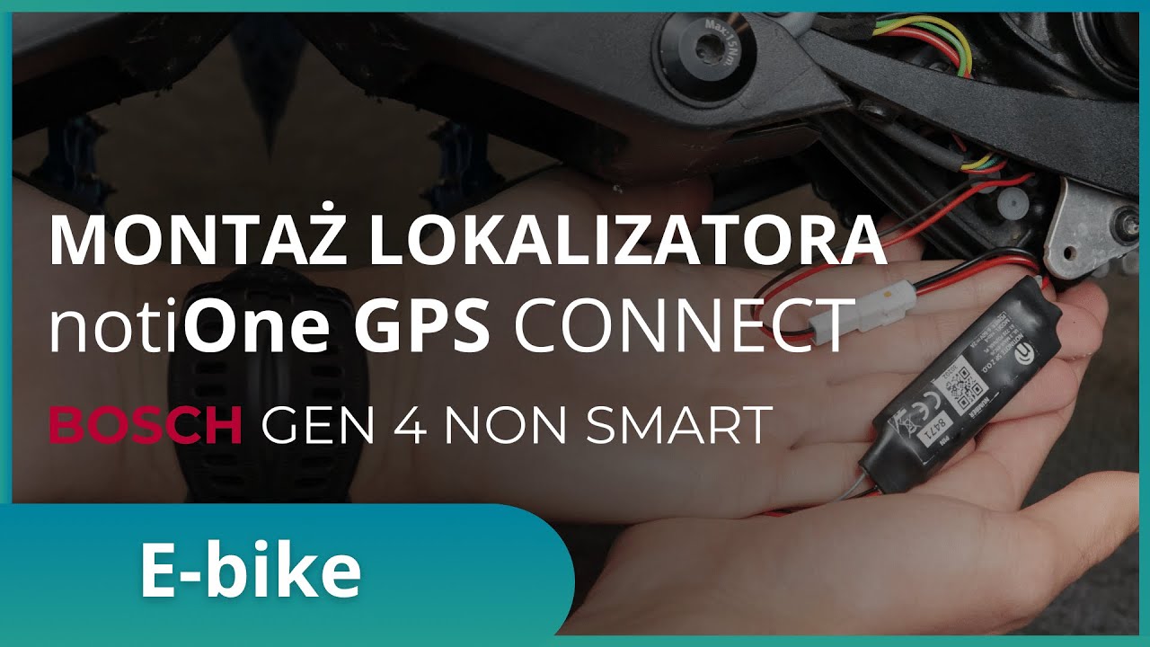 Montaż notiOne GPS Connect – BOSCH GEN 4 NON SMART – E-bike