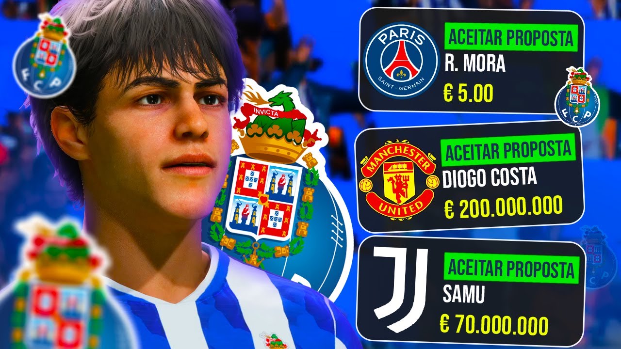 ACEITEI TODAS as PROPOSTAS do FC PORTO!! FC25
