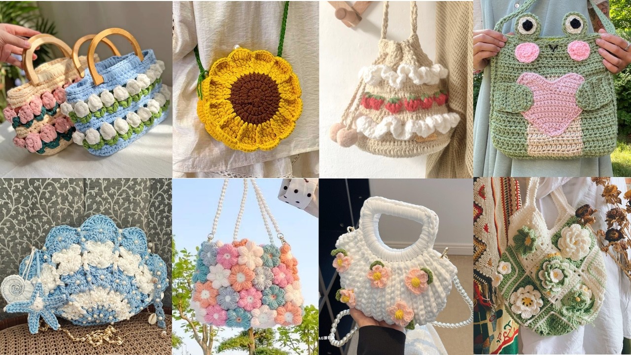 Crochet Bag Ideas | Stylish & Easy Handmade Bag Designs