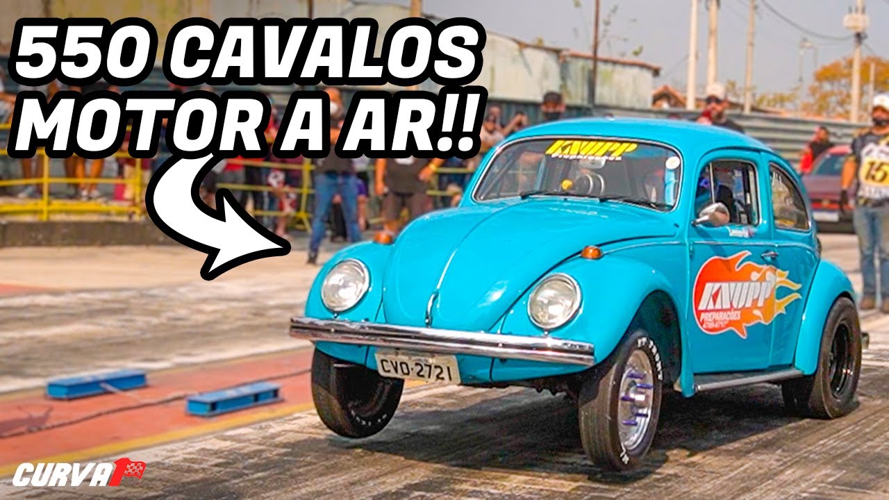 FUSCA EMPINANDO!! MOTOR A AR MUITO FORTE