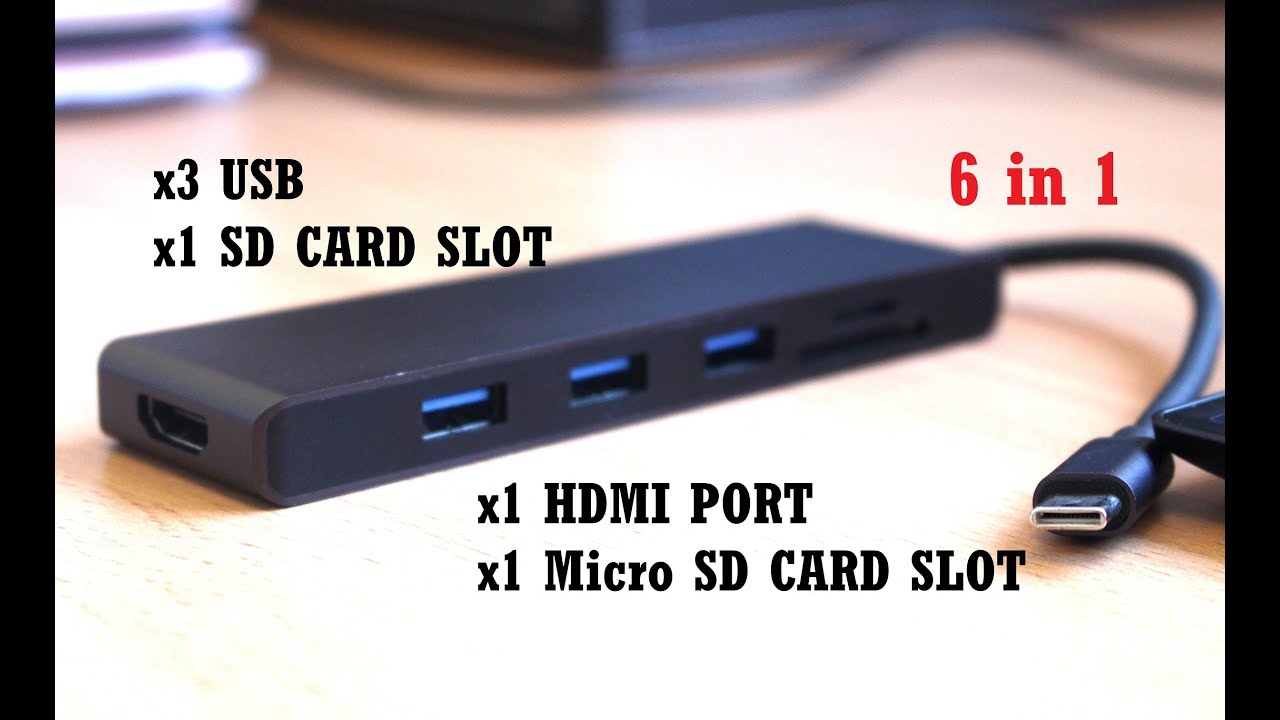 External USB +HDMI +SD Card Hub || UNBOXING