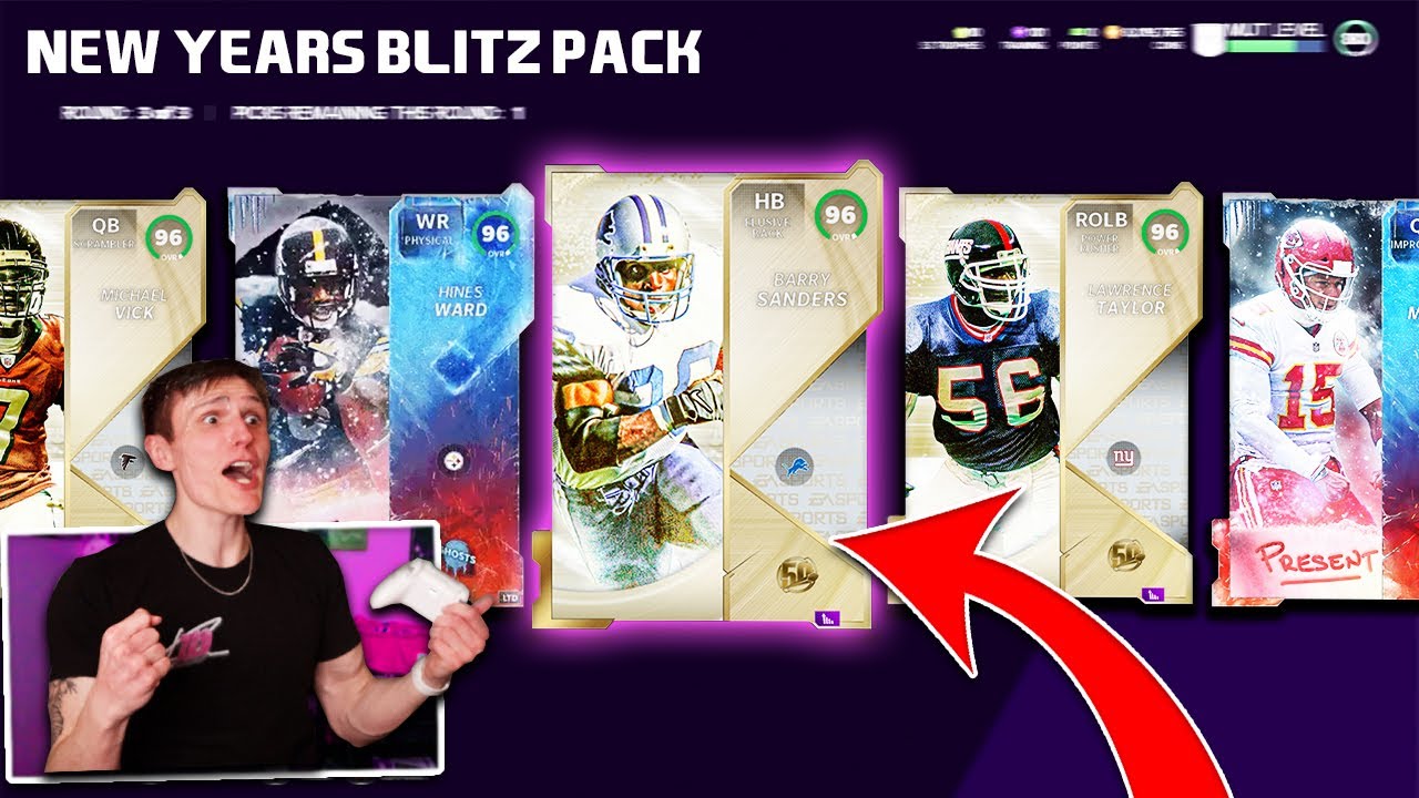 I Opened EVERY New Year's Blitz Pack... *INSANE PULLS* - Madden 21 Ultimate Team