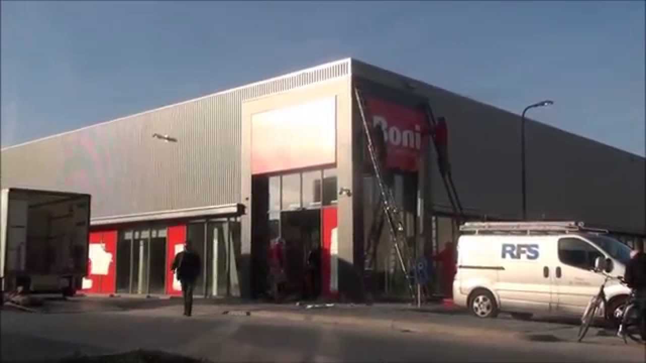 paar weken voor de opening van de Boni en Aldi in Genemuiden