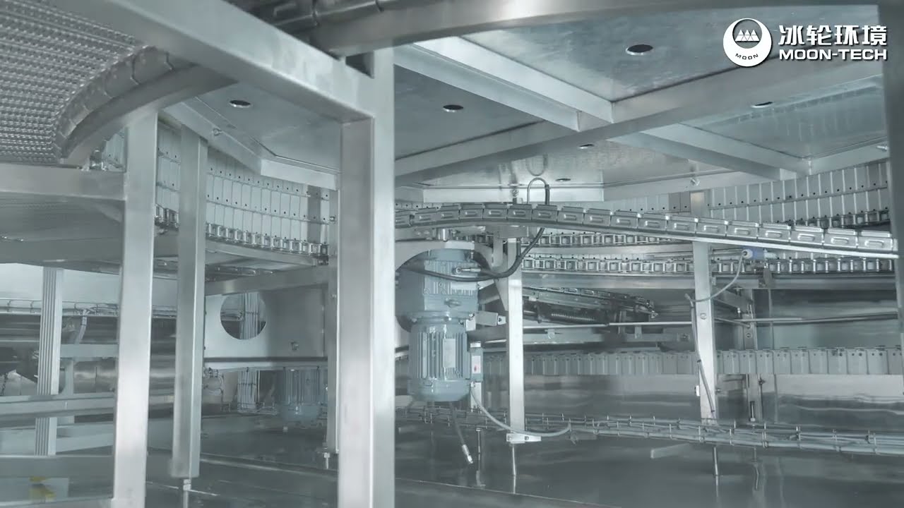 Introducing the revolutionary MOON-TECH Self-Stacking Spiral Freezer