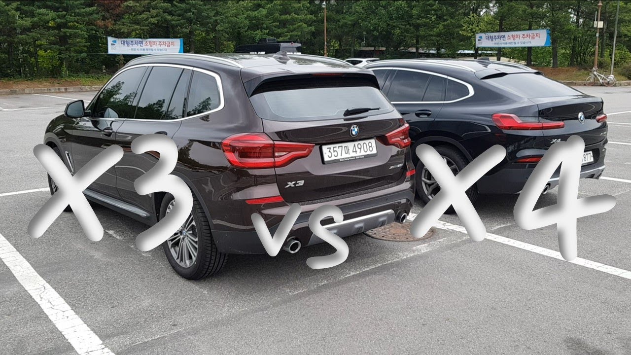 BMW X3 vs BMW X4