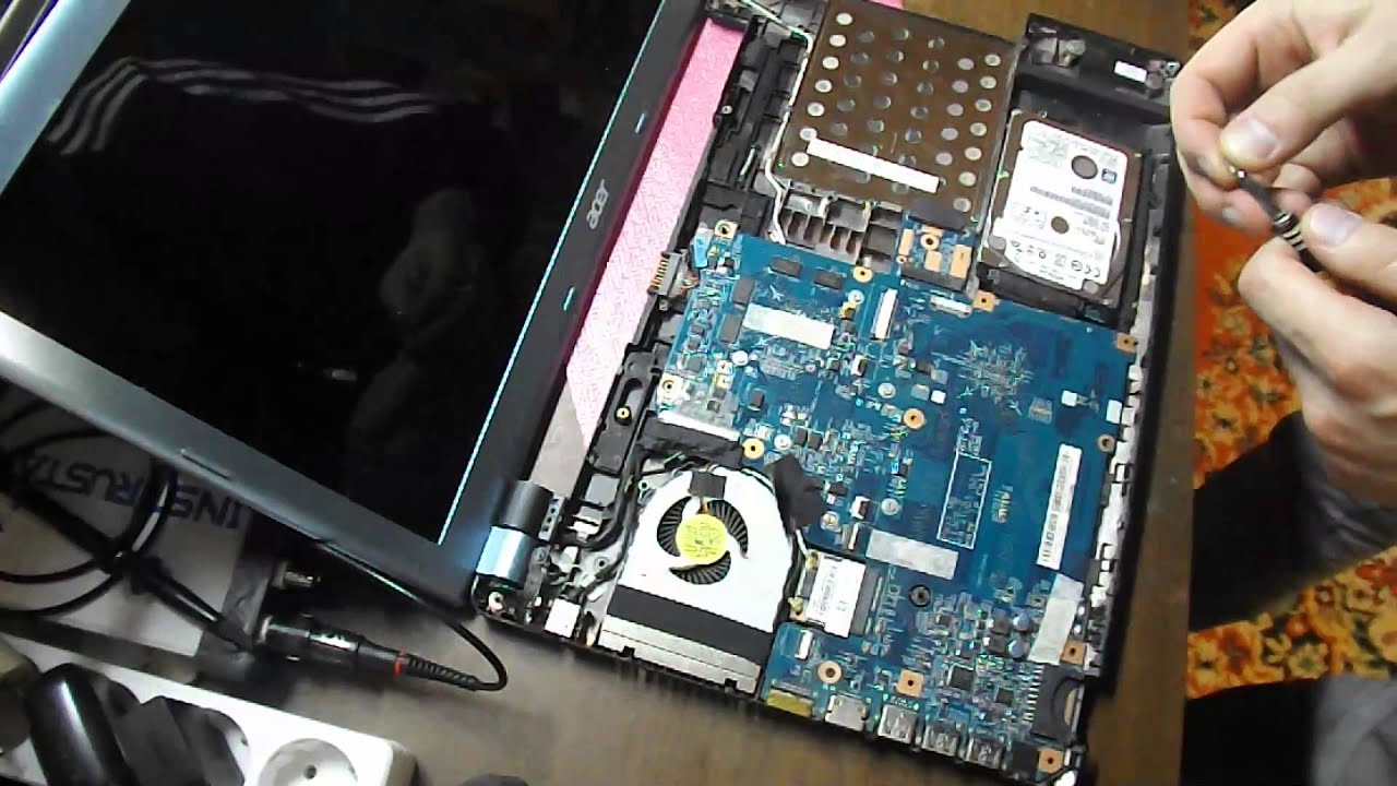 Разборка ноутбука Acer Aspire V5