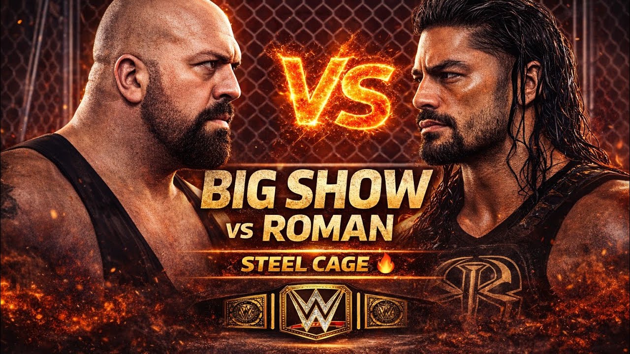 Roman rings Vs Big show #1 Contender Championships Match 2.. WWE 2K17 #wwe#gaming 